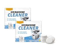 Ice Machine Cleaning Tablets - Descaling & Odor Removal For Countertop/Undercounter Units, 12-Pack(4pcs)