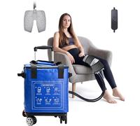 Ice Machine for Knee After Surgery 19qt, Portable Cold Therapy Machine Knee Replacement Recovery, Pain Relief Cryotherapy System with Timer, Compression Pad fits Shoulder Hip Ankle