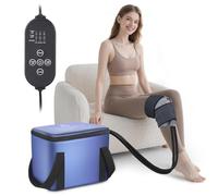 Ice Machine for Knee After Surgery, Portable Cold Therapy Machine with Timer, Silent Pump, Pain Relief System, Comfortable Knee Cushion, The