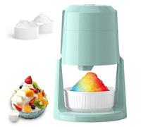 Ice Machine - Snow Cone Maker for Kids with Reusable Ice Mold for Homemade Shaved Ice, Slushies, Cocktails and More
