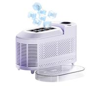 Ice Maker, Compact Countertop Machine for Home, Kitchen, RV & Office - Makes 8 Cubes in 10-15 Minutes, Dual Power AC/DC 120W, One-Button Start