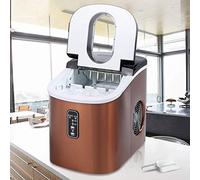 Ice Maker Countertop, Electric Ice Cube Maker with Scoop Basket, Makes 9 Ice Cubes in 6-13 Minutes, Produces 33 Pounds in 24 Hours