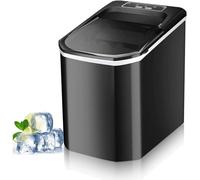 Ice Maker Countertop,Ice Cube Maker Machine,40Lbs Ice Per 24 Hrs,Bullet Ice Cubes Ready In 6 Mins,W/2L Water Tank,A