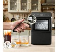 Ice Maker Countertop Portable, Produces 4 Ice Balls or Cubes at Once, Slow-Melt Clear Ice Freezing Mold for Home Bar, Kitchen, Office, Garden Parties