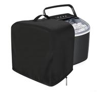 Ice Maker Cover, Suitable for Countertop Ice Maker Machine, Waterproof& Dustproof Cover 210D Oxford Cloth for Portable Ice Makers/Ice Cube Maker/Ice Machine（Cover Only)(black)