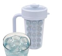 Ice Maker Cup - Squeeze Moulds with Straw | Flexible Bubble Ice Maker with Stainless Steel Interior for Tea, Coffee, Home, Outdoor, Camping, Picnic, Party