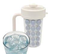 Ice Maker Cup - Squeeze Moulds with Straw | Flexible Bubble Ice Maker with Stainless Steel Interior for Tea, Coffee, Home, Outdoor, Camping, Picnic, Party