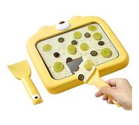 Ice Maker for Rolled Ice | Immediately Yogurt Cold Plate with Spatulas, Not an Electric Ice Maker for Kids, Adult Friends, Family Celebrations