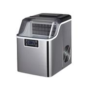 Ice Maker, Ice Maker for Worktop, Square Ice Maker, Highly Efficient, 2 Way Water, 55 Pounds/24 Hours, Self Cleaning, Ice Size Control, for E