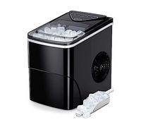 Ice Maker Ice Makers Countertop 9 Cubes Ready in 6 Mins 26lbs in 24Hrs Self-Cleaning Ice Machine with Ice Scoop and Basket Ice Machine