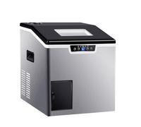 Ice Maker Machine - 40kg Ice Making and Crushing, 88 lbs/24H, Self-Cleaning, 3 Water Filling Methods, Adjustable Ice Thickness, 2 in 1 for Home and Commercial Use