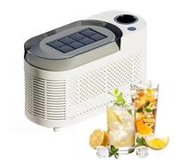 Ice Maker Machine, 8 Cubes in 10 Minutes, One-Touch Operation with 12V Car Adapter, Compact Design for Home, Office, Bar, RV & Parties