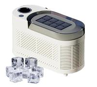 Ice Maker Machine Counter Top, Portable Small Clear Ice Cube Maker, Makes Ice in 10-15 Minutes, Low Noise & Energy Saving, Easy to Clean for Kitchen Party Bar Car