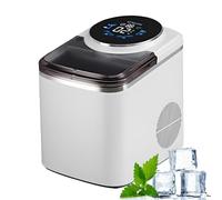 Ice Maker Machine Countertop, 1.5L Capacity, LED Display, Water Reserve, 16kg/24h Production for Home, Kitchen, Bar, Office