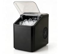Ice Maker Machine Countertop, 9 Cubes in 6 Mins Ice Cube Maker, Two Ice Sizes