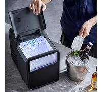 Ice Maker Machine Countertop for Home, 9 Ice Cubes in 6 Mins, 26lb/Day Ice with 2 Bullet Ice Sizes- Portable Mini, 1.5L Energy Saving & Quiet Compact, for Home/Party/Bar