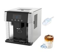 Ice Maker Machine Countertop for Home and Commercial Use, 2 Water Inlet Methods, 3 Bullet Ice Sizes, 33lb Production in 24h, LCD Display