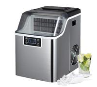 Ice Maker Machine for Countertop, 2 Water Filling Methods, 24H Appointment Booking, Self-Cleaning, 3.2L Capacity for Home, Kitchen, Office, Bar