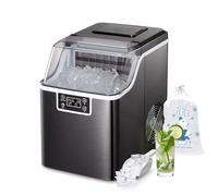 Ice Maker Machine for Countertop, Pebble Nugget Ice Maker, Self-Cleaning, Makes 35 lbs of Ice Daily, Perfect for Home, Office, Bar, and Parties