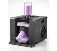 Ice Maker Machine for Snow Cones, 750ml Automatic Shaved Ice Maker, Perfect for Bingsu, Cold Beverages, Home Use, Parties, and Dessert Shops, 60 Seconds to Serve