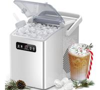 Ice Maker Machine, Self-Cleaning Countertop Ice Machine, Produces 45Lbs/Day, 24 Nugget Ice in 13 Mins, Ideal for Home, Kitchen, Party, Camping