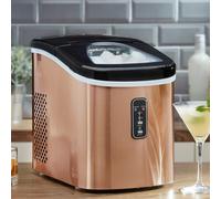 Ice Maker Machine with Scoop & 2.2L Tank - Makes 14KG Per Day Cooks Professional Copper One Size