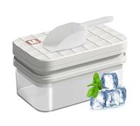 Ice Maker Mold | 56-Grid Ice Block Maker Tray with Container and Shovel - Easy-Release Chilling Cube Tool for Cold Drinks Beverage Vodka Whiskey Cocktails