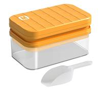 Ice Maker Mold,56-Grid Ice Block Maker Tray with Container and Shovel - Easy-Release Chilling Cube Tool for Cold Drinks Beverage Vodka Whiskey Cocktails