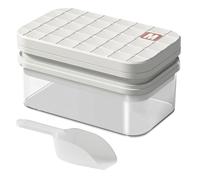 Ice Maker Mold - 56-Grid Ice Block Mold Tray with Bin and Shovel,Food-Grade Kitchen Gadget to Chill Beverage Cold Drinks Cocktails Tequila Vodka