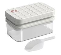 Ice Maker Mold | 56-Grid Ice Maker Box with Lid and Container Bin - Food-Grade Kitchen Gadget to Chill Beverage Cold Drinks Cocktails Tequila Vodka