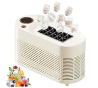 Ice Maker, Portable Countertop, 120W, Makes 10 Cubes in 10-15 Minutes, Simple Ice Release, Effortless Cleaning, Low-Noise Design for Home, Office, Travel