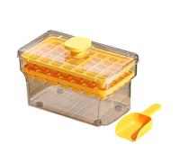 Ice Maker Press Type Ice Box with Lid Storage Box Easy Release ICES Trays for Coffee & Drink Press Type
