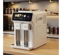 Ice Maker with Water Dispenser, 15kg Daily Output, 12 Bullet Cubes in 6-10 Minutes, Crushed Ice Mode, Compact Design for Home Use, 5° Cold Water