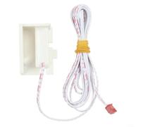 Ice Making Machine Accessories, 2 Wires Drop Sensor Reset Switch Ice Full Level Detection Auto Stop Overflow Prevention White Plastic Part