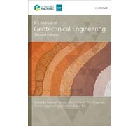 ICE Manual of Geotechnical Engineering, (2-volume set)