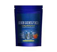 Ice Melt - Granular Formula 3.94x5.91in 100g Snow Remover Agent | Patio Deicer Solution Ice Melting Salt Alternative Winter Anti | Driveway Sidewalk Stairs Outdoor Safety Winter Conditions U