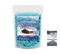 Ice Melt, Pet Safe Ice Melt,Melting Agent for Snow - Patio Deicer Solution - for Driveway Garage Concrete Road Garden Winter Roof Community Patio Staircase,Rock Salt for Snow and Ice,Easy to Use (1pc)