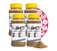Ice Melt Salt for Snow Grit De Icing Rock Salt Road Alternative (4X 1.2KG Shaker Pack) UK Made - Pet Friendly Road Grit, No Urea De Icing Driveway, Snow Removal, Car Parks, Stables Quick Ice Melt