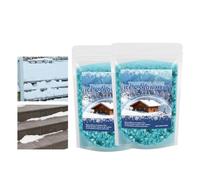 Ice Melter,2-Piece Long-Lasting Deicer - Driveway Deicer Ice Melt for Car,for Sidewalk Walkway Wood Deck Road Street Step Ground