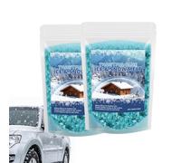 Ice Melter,2-Piece Long-Lasting Deicer - Pet Safe Ice Melt Winter Deicer | for Sidewalk Walkway Wood Deck Road Street Step Ground