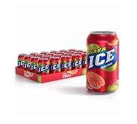 Ice Mojito Sparkling Soft Drink 330ml x 24 Cans - Refreshing Mint & Lime Flavoured Beverage, Alcohol-Free, Ready to Drink, Perfect for Everyday Refreshment - By MegaAisle (Ice Guava)