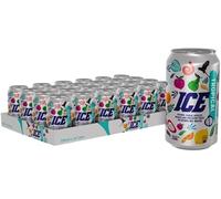 Ice Mojito Sparkling Soft Drink 330ml x 24 Cans - Refreshing Mint & Lime Flavoured Beverage, Alcohol-Free, Ready to Drink, Perfect for Everyday Refreshment - By MegaAisle (Ice Tropical)