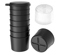 Ice Mold Accessory for KitchenAid Shave Ice Attachment, Reusable Plastic Ice Molds with Lids for Kitchenaid Ice Shaver Attachment - 8PCS for Small