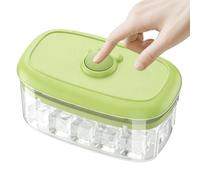 Ice Mold | Food Grade Easy Release Maker | Freezer Ice Tray with Lid - for Cocktail Coffee Water Juice Home Apartment Tavern Camping Summer Party Picnic