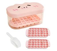 Ice Mold Tray - Portable Easy Press Ice Box, Machine Captivating Freezer, With Smart Coffee Drinks With Cute Design | Reusable Ice Tray For Home Kitchen, Party Drink Preparation