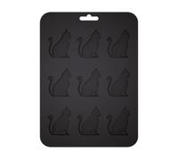 Ice Molds for Cocktails 9-Cavity Reusable Funny Cat Easy Release Food-Grade