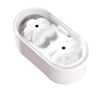 Ice Molds for Whiskey - Stop Diluting Drinks with Slow Melting Spheres, 2 Cavity Large Round Ball Maker, 18 X 9 X 6.3cm Nonstick Press, Food Grade PP Polymer Rigid, for Bourbon Cocktails