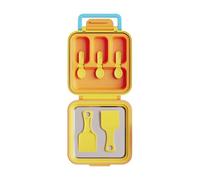 Ice Molds, Paddlepop Maker, 8.54 x 7.52 x 2.8 Inch Yogurt Molds, Reusable Food-Grade Material, Colourful Set for Family Gatherings, Friends Parties, Child Activities, Dessert Making