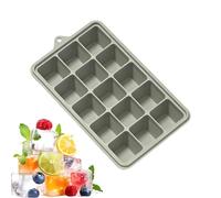 Ice Molds Silicone,15-Grid Easy Release Reusable Containers,Freezer Silicone Ice Block Tray Lid - for Whiskey Coffee Water Juice Chocolate Jelly Dessert Food Home Bar Summer Party