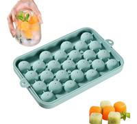 Ice Molds | Silicone Kitchen Accessory with Twenty-Five Cavities - Ice Ball Mold with Easy Release, for Drinks Cocktails Whisky and Outdoor Camping